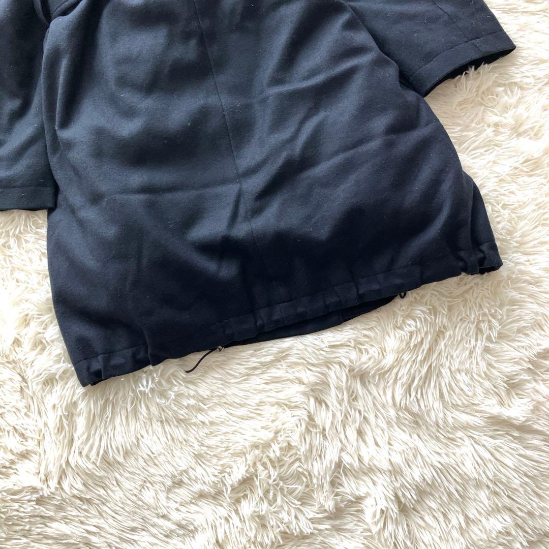 美品 現行　ポールスミス　ダウンコート　カシミア　総柄　2way 希少