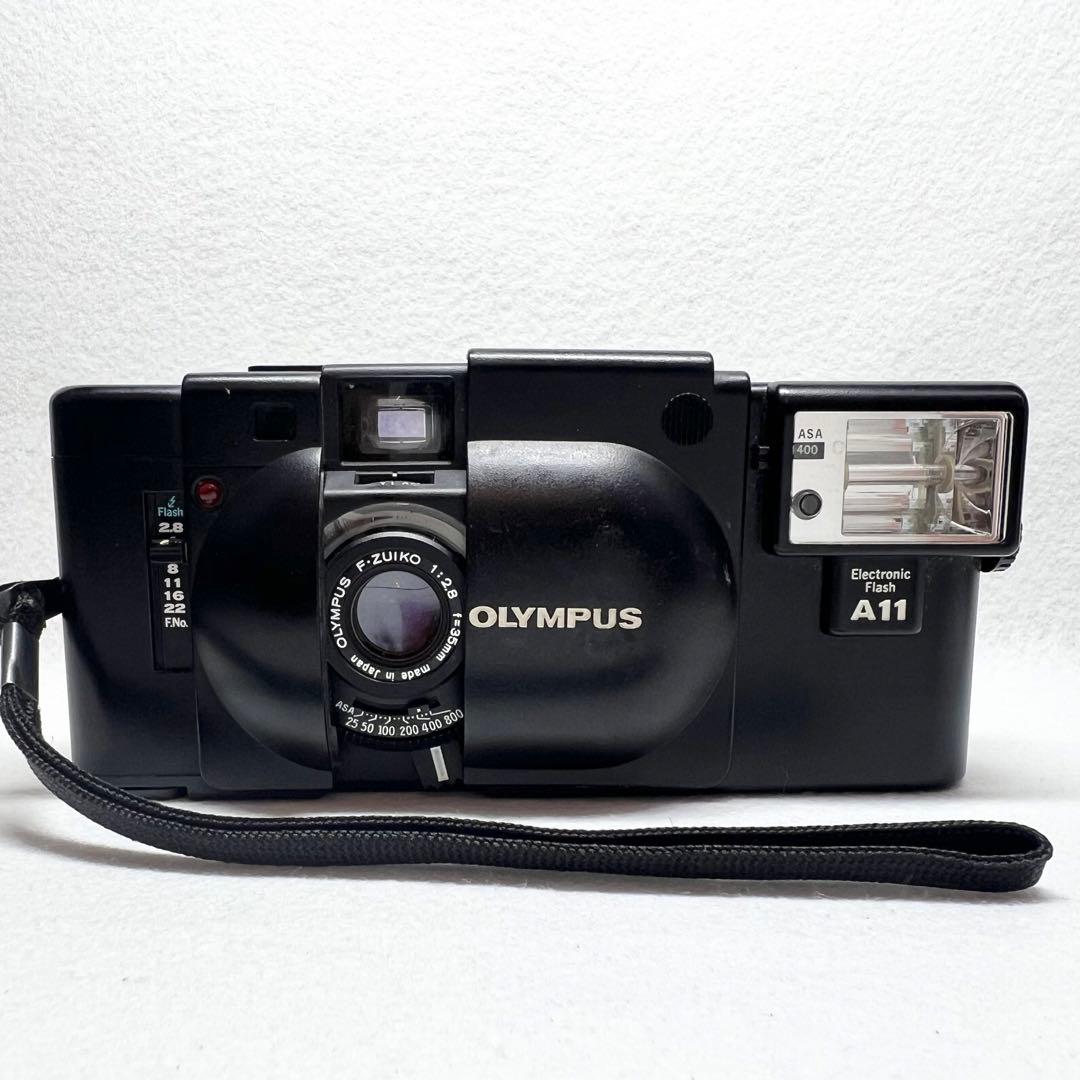 【完動品 美品】OLYMPUS XA A11 コンパクトフィルム 動作確認済