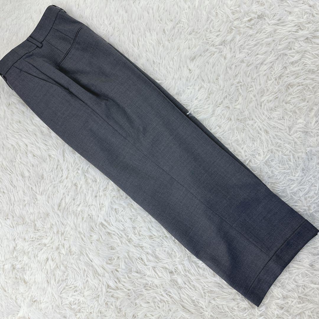 美品｜ 23区 スーツ セットアップ プルオーバー パンツ ウール グレー 38