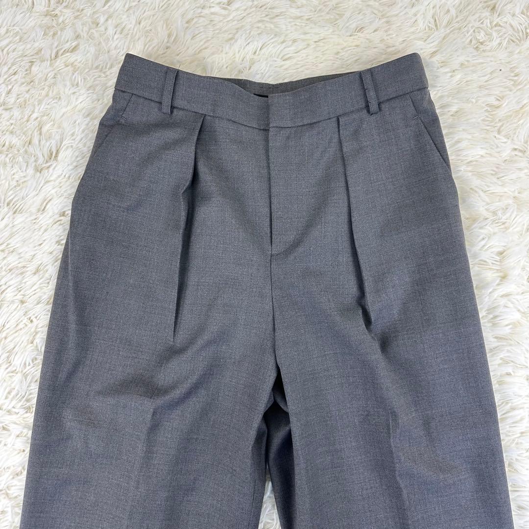 美品｜ 23区 スーツ セットアップ プルオーバー パンツ ウール グレー 38