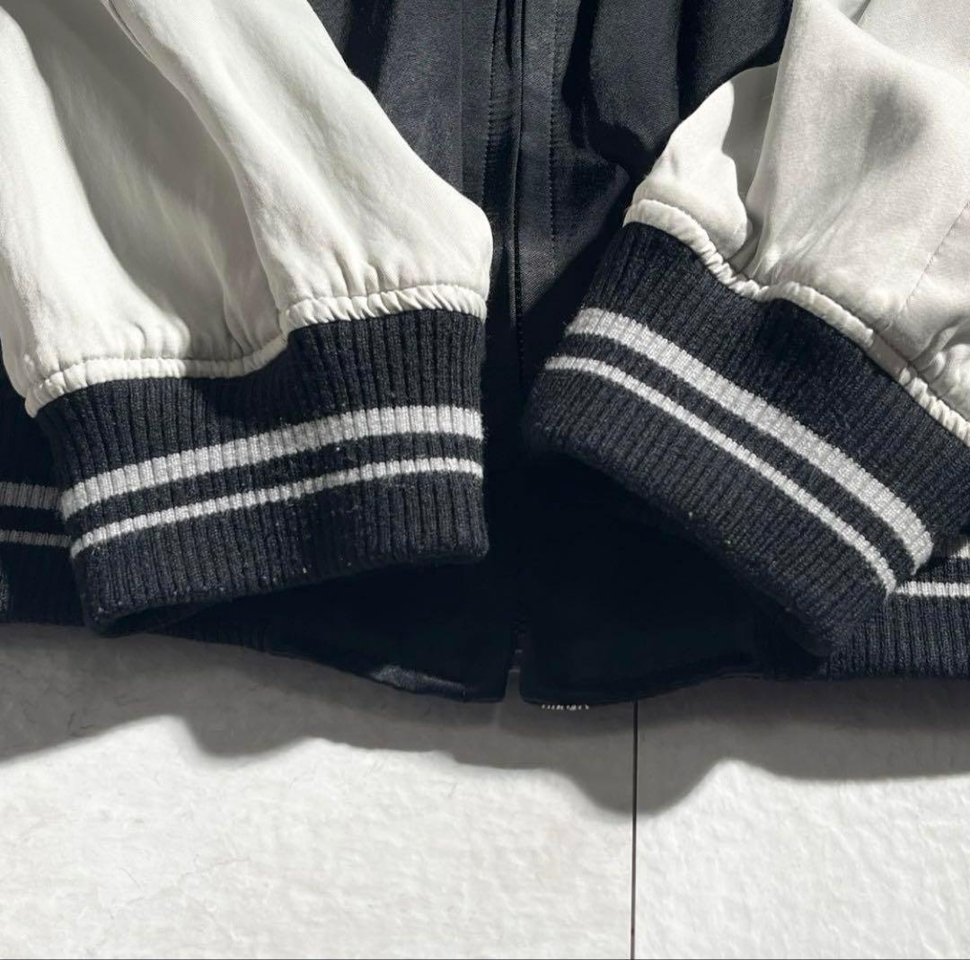 極美品 LAD MUSICIAN 17AW 世界地図 リバーシブルスカジャン M