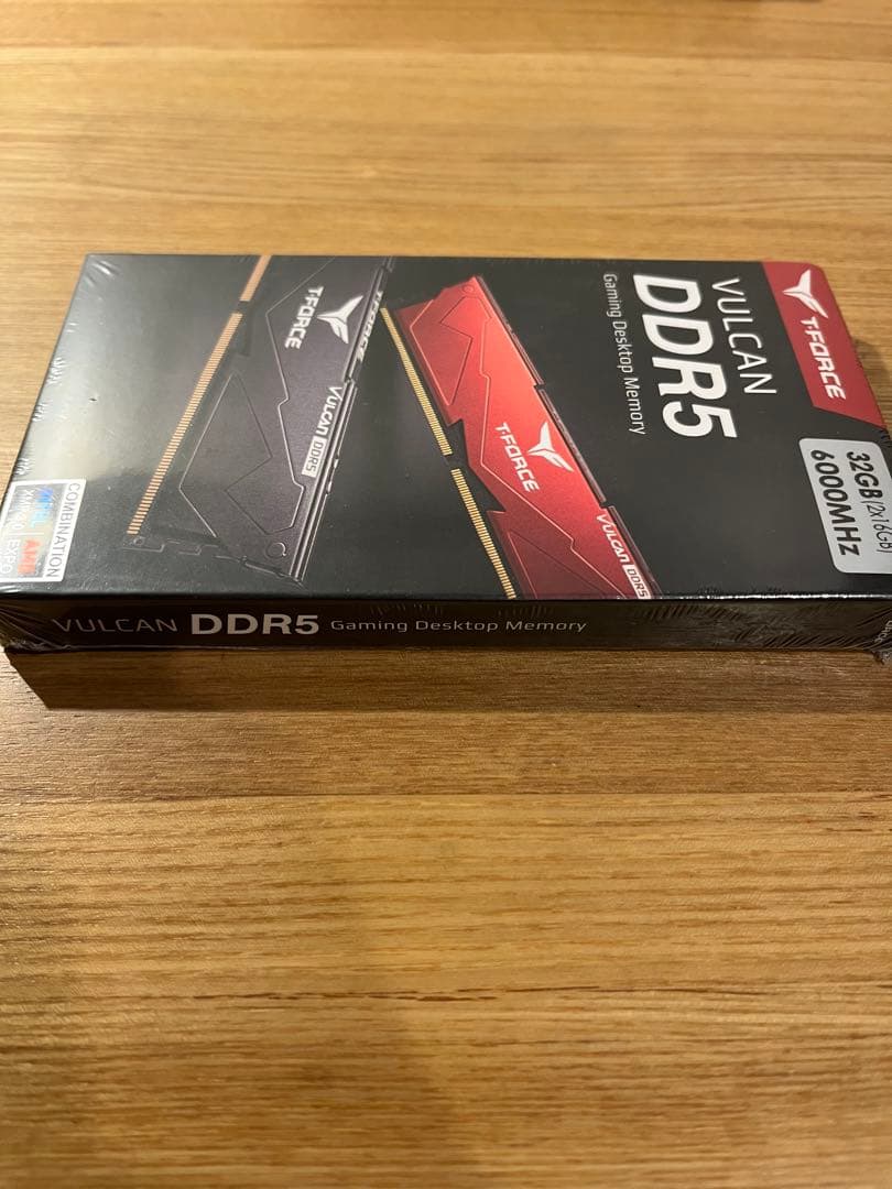 T-FORCE VULCAN DDR5 32GB 6000MHz ブラック
