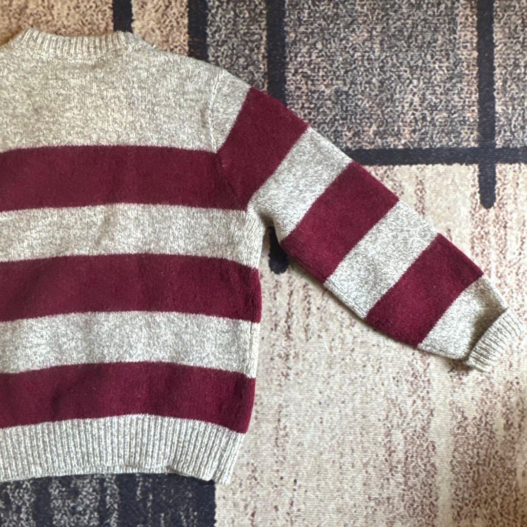 80s~90s L.L.Bean ボーダー ニット セーター USA製