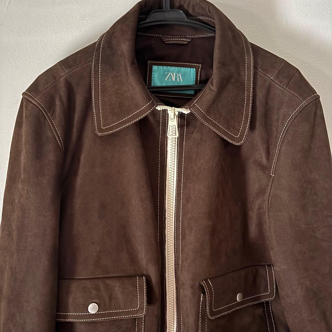 値下ZARA スエードジャケット HARRY LAMBERT レザー