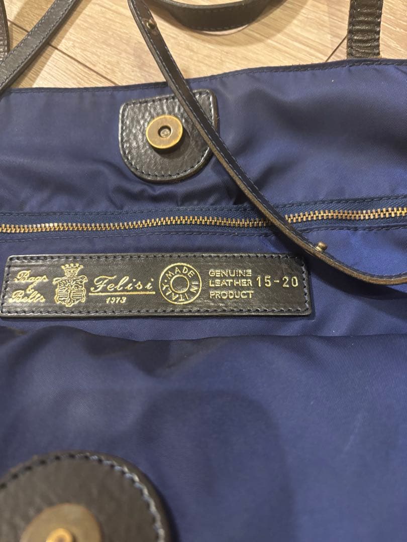 フェリージ Felisi 15/20レザーバッグ ブラック