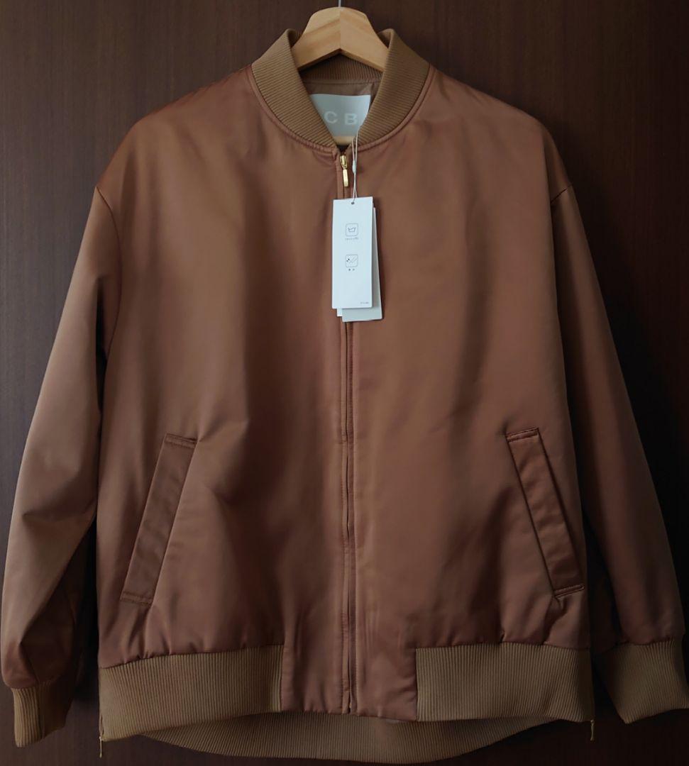 icb 今期【洗える】 マットサテン MA-1ブルゾン