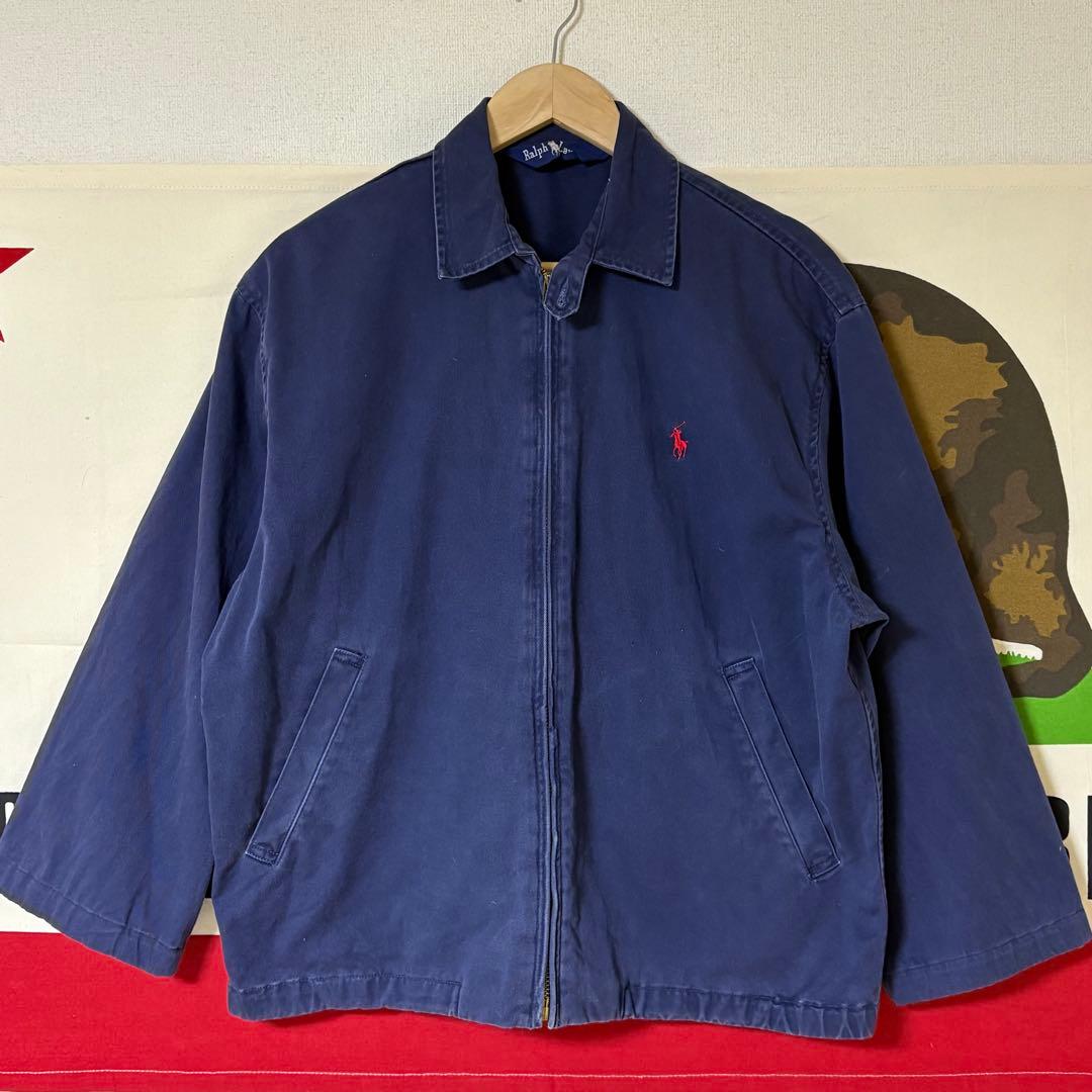 80s ラルフローレン スイングトップ US SサイズM相当 ロケットTALON