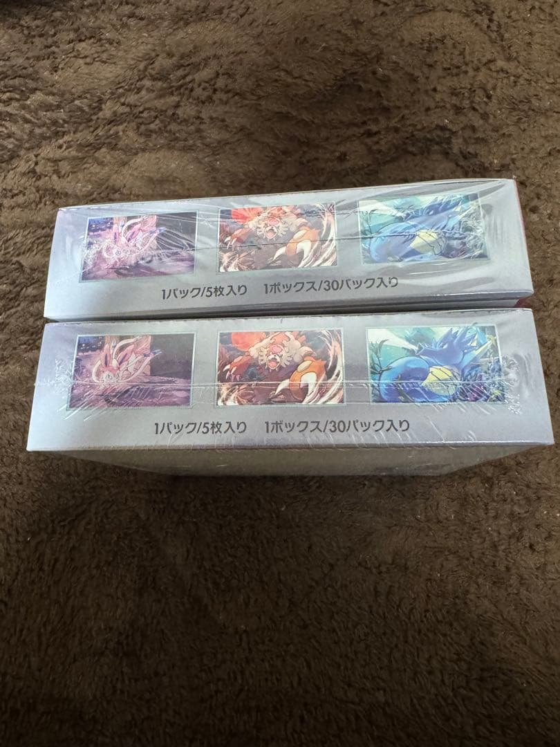 シュリンク付き 2BOX ポケモンカードゲーム ナイトワンダラー