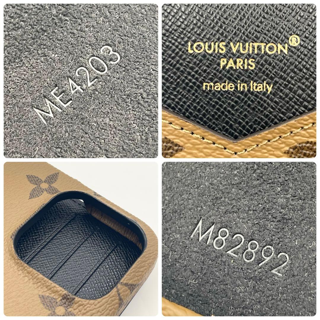 定価9万・美品ルイヴィトン モノグラムリバース フォリオ iPhone15Pro