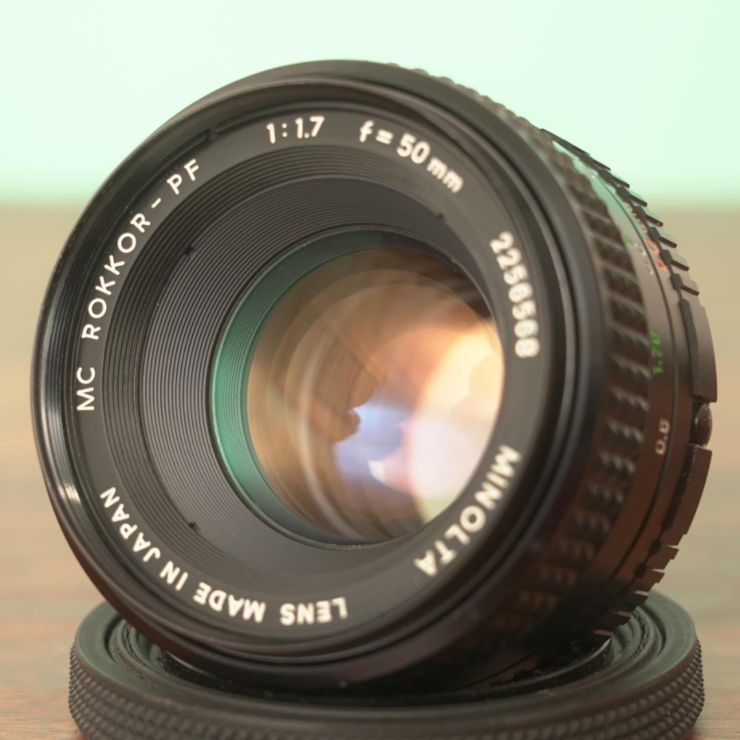 ミノルタ MC ROKKOR-PF 50mm f1.7 オールドレンズ 68