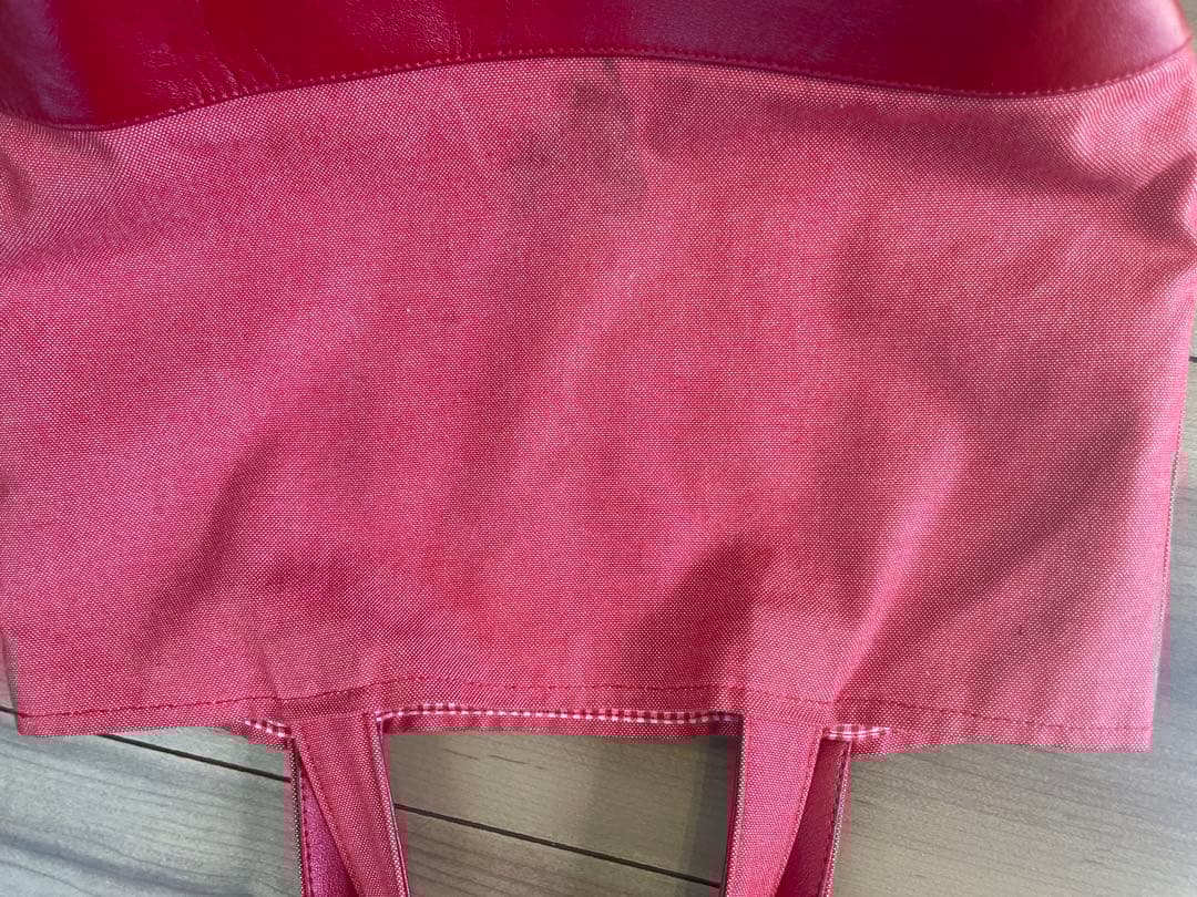 ファミリア　familiar マチ付きデニムバッグ&ケース入れSET売り