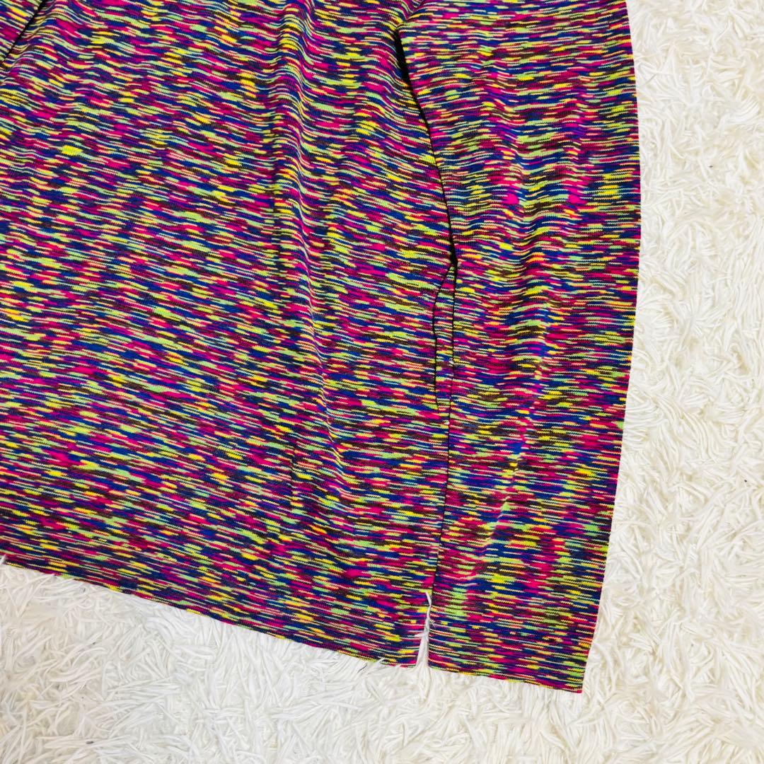 【未使用品】MISSONI ミッソーニ 長袖 ポロシャツ マルチカラー ニット