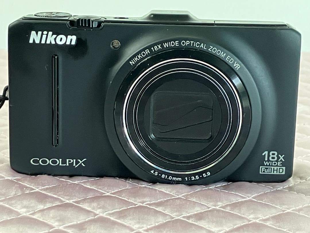訳あり品　ニコン COOLPIX クールピクス S9300　ブラック　デジカメ