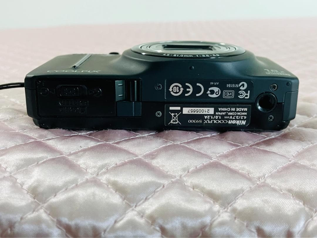 訳あり品　ニコン COOLPIX クールピクス S9300　ブラック　デジカメ