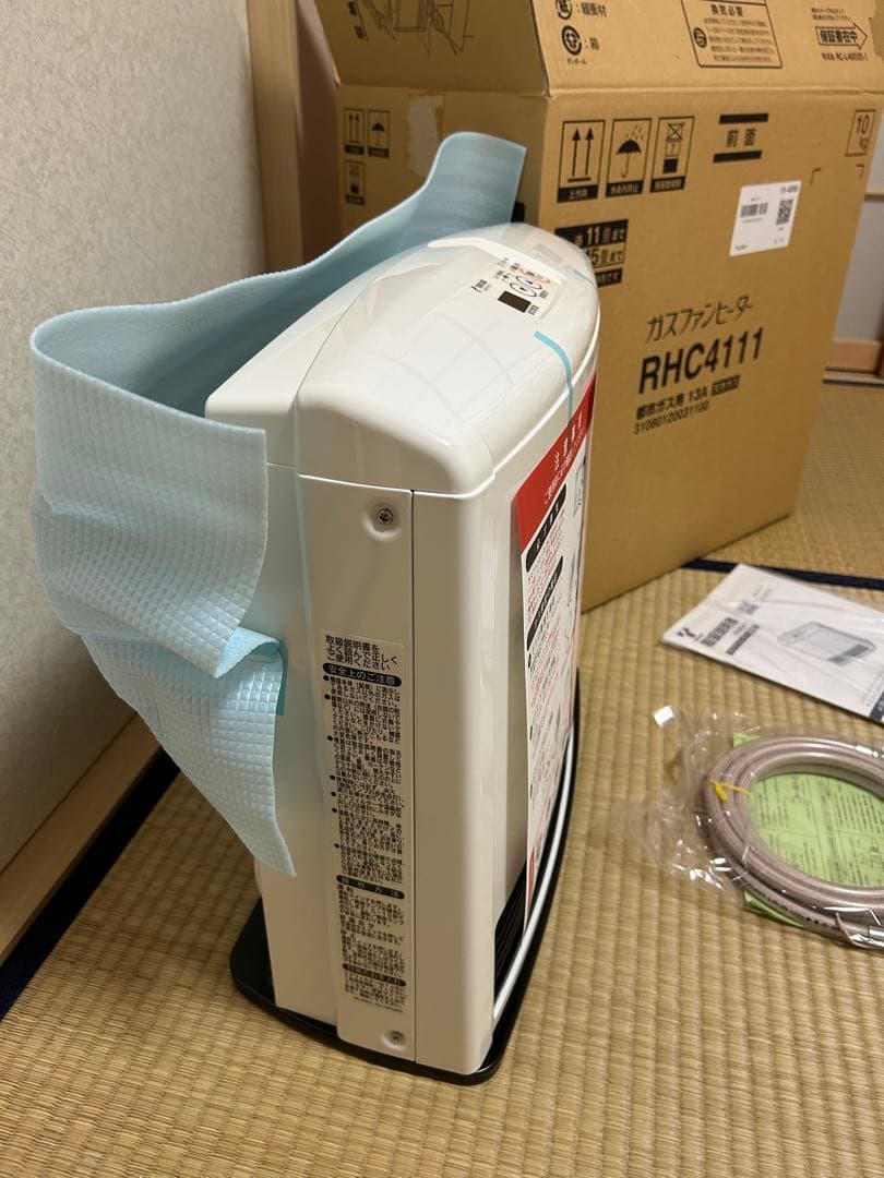 新品未使用☆ガスファンヒーター RHC4111 都市ガス用13A 東邦ガス☆