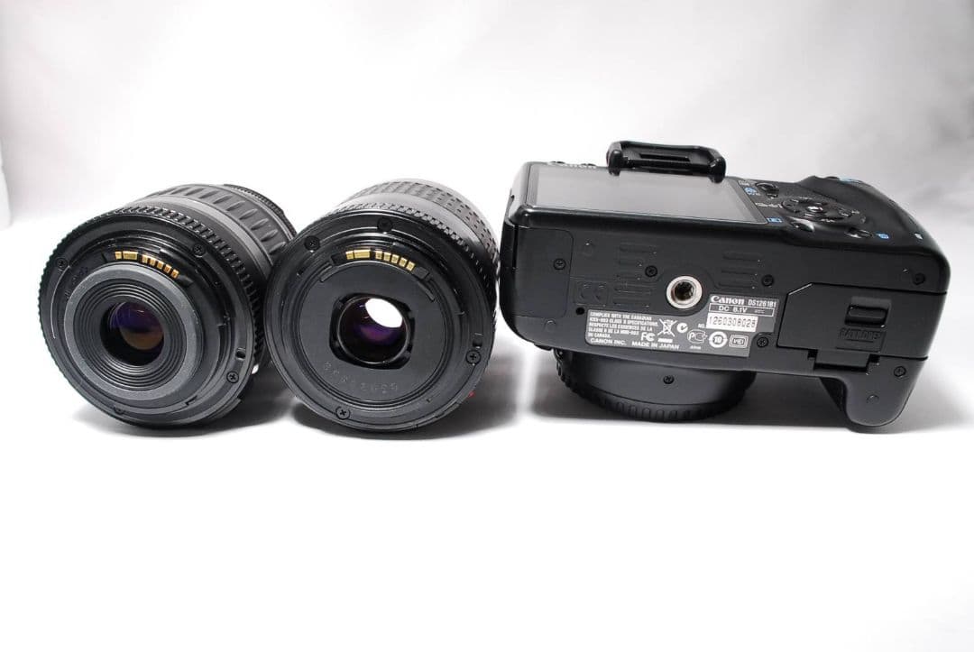 ♥Wレンズデビューセット♥Canon Kiss X2♥標準＋望遠♥すぐ撮影OK