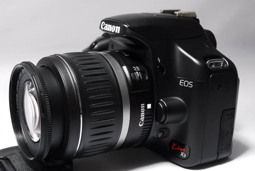 ♥Wレンズデビューセット♥Canon Kiss X2♥標準＋望遠♥すぐ撮影OK