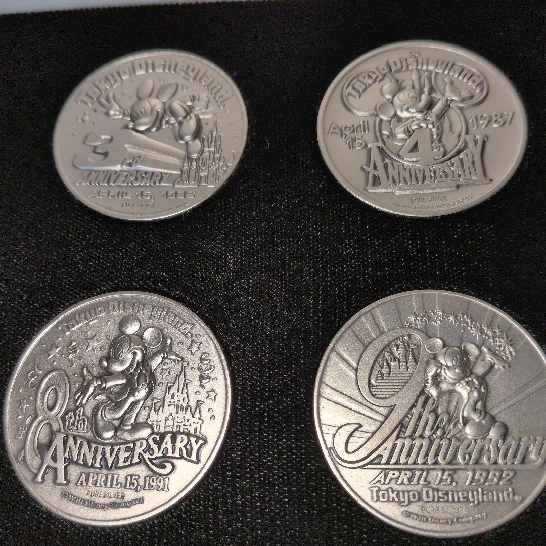 えんえん　　　東京ディズニーランド 10周年記念銀メダルセット