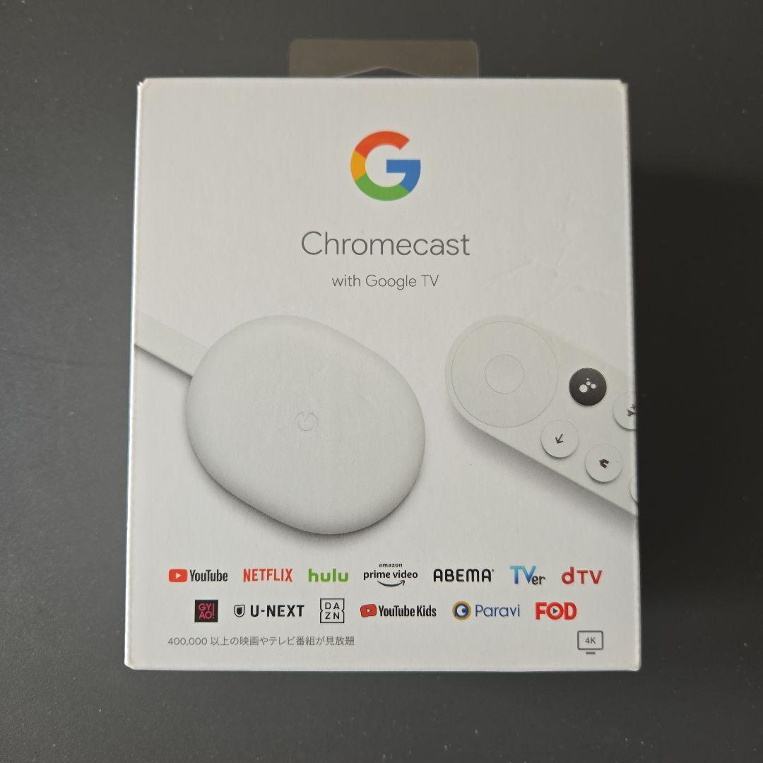 Chromecast　4Kモデル　GA01919-JP