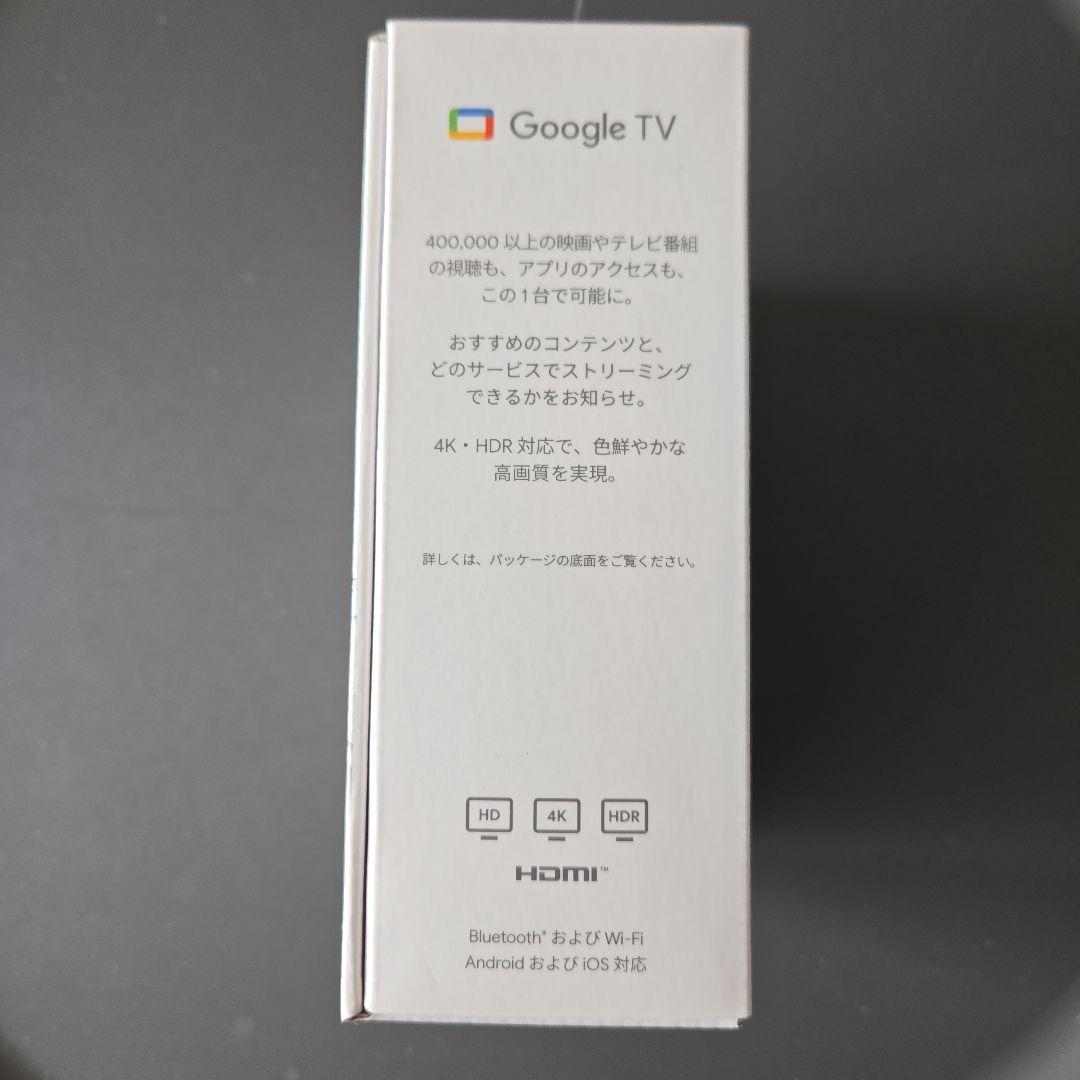 Chromecast　4Kモデル　GA01919-JP