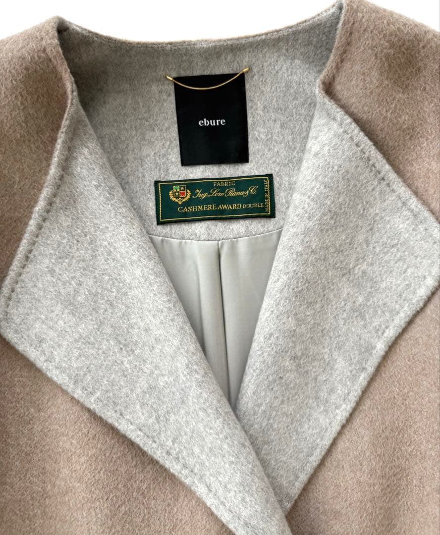 定価38万円 ロロピアーナ カシミヤ100% ebure 最高級コート 超軽量