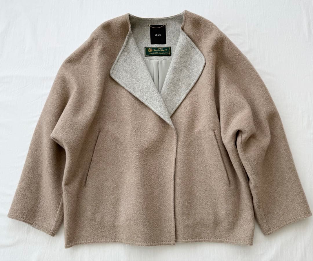 定価38万円 ロロピアーナ カシミヤ100% ebure 最高級コート 超軽量