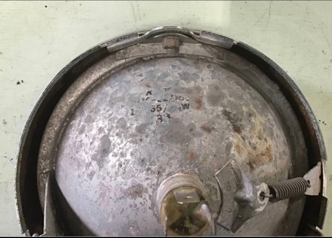 gt380 馬蹄ヘッドライト 初期型 純正　Sマーク スズキ ヘッドライト