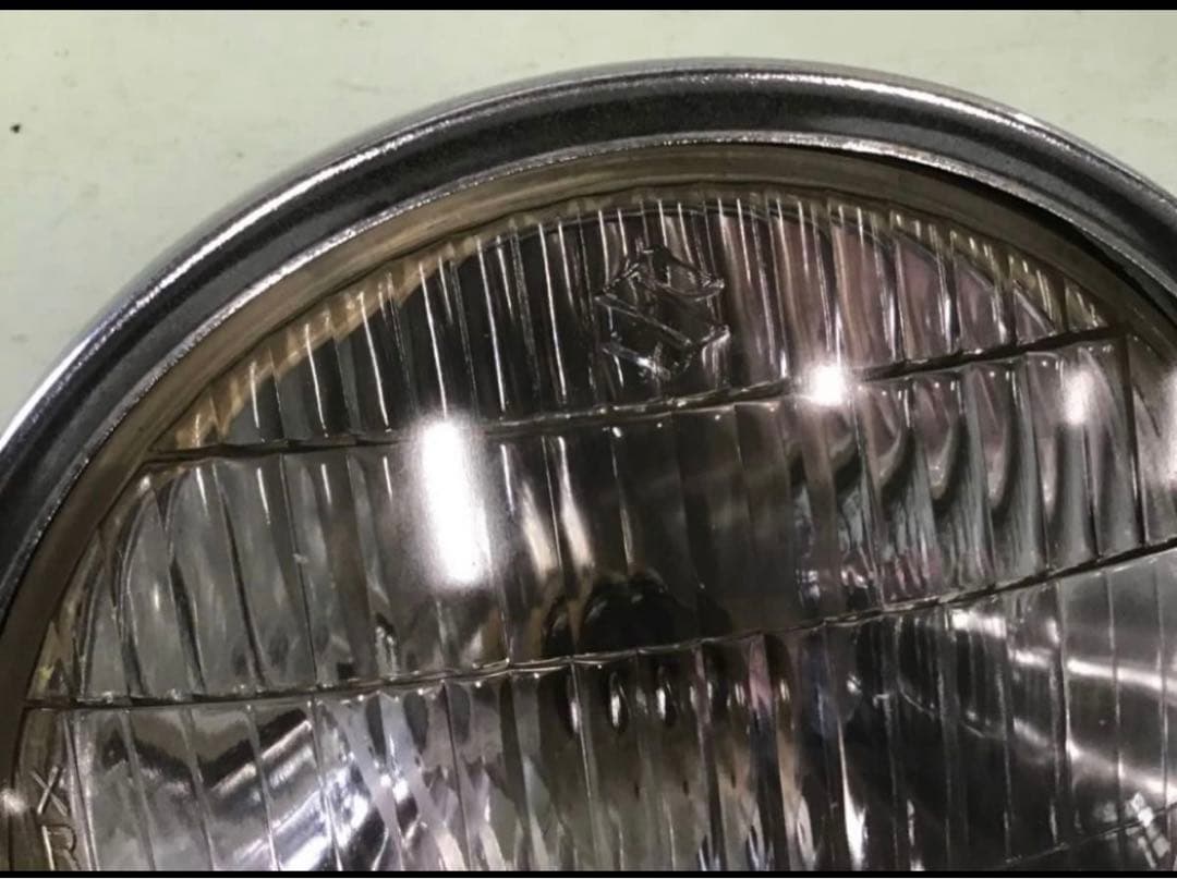 gt380 馬蹄ヘッドライト 初期型 純正　Sマーク スズキ ヘッドライト