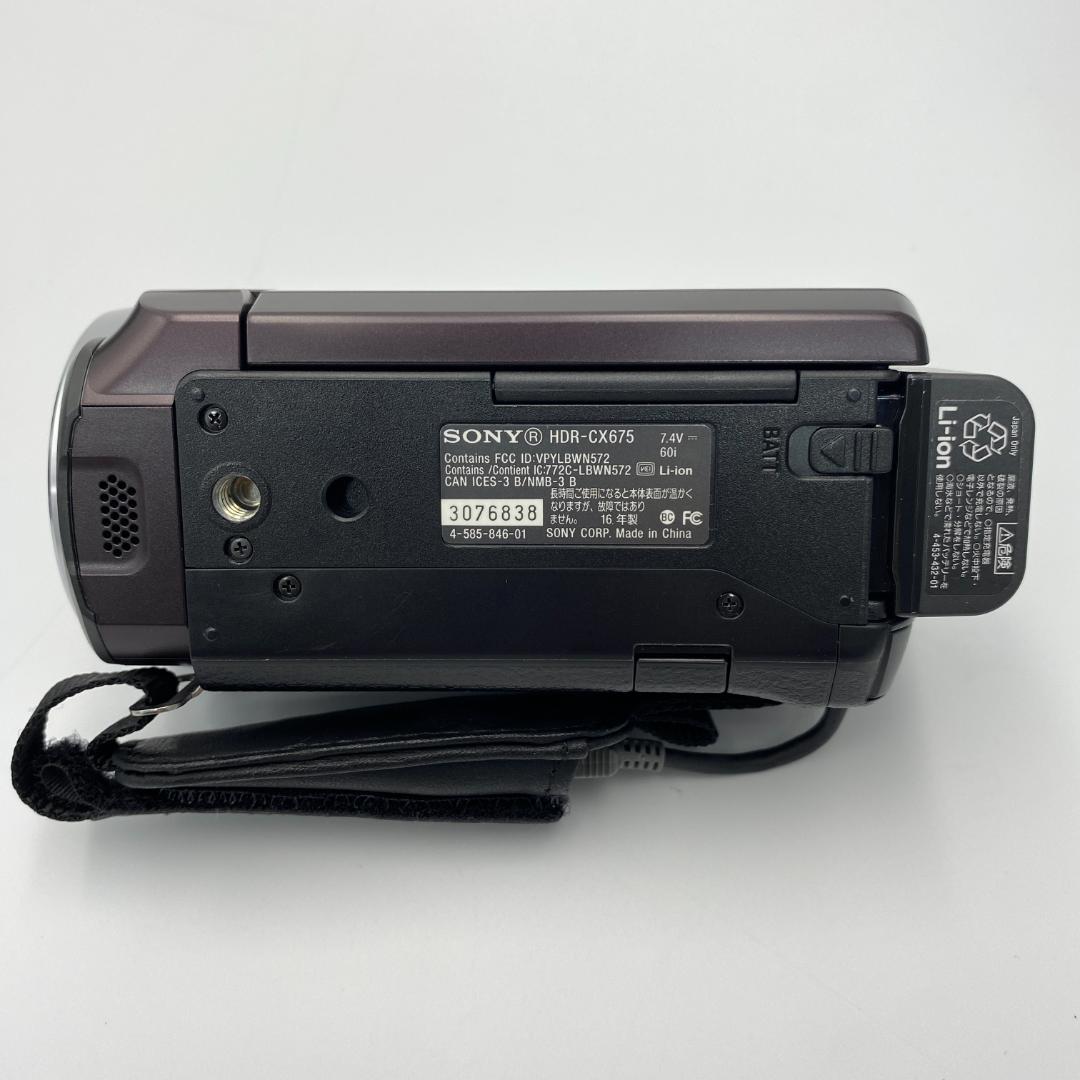【超美品 付属品完備】SONY ハンディカム HDR-CX675 ブラウン