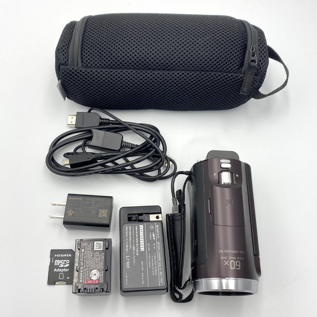 【超美品 付属品完備】SONY ハンディカム HDR-CX675 ブラウン