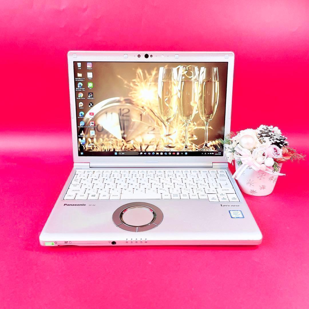 Windows11対応‼️小型軽量レッツノートパソコン✨️持ち運び✨️快適SSDカメラ