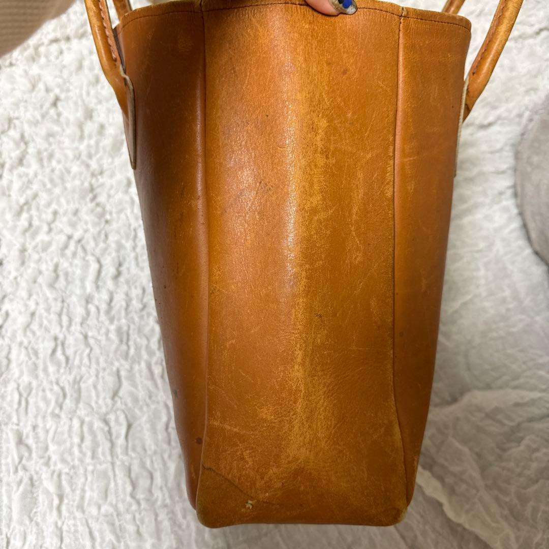 L.L.BEAN エルエルビーン★60s レザートートバック筆記体ギザタグ