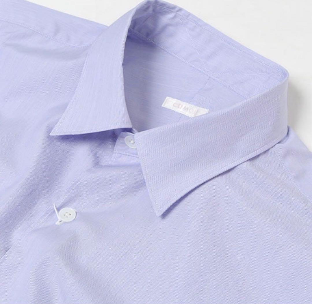 comoli ポプリンシャツ ブルー サイズ1