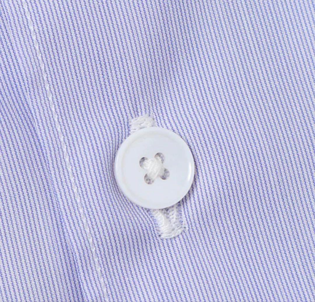 comoli ポプリンシャツ ブルー サイズ1