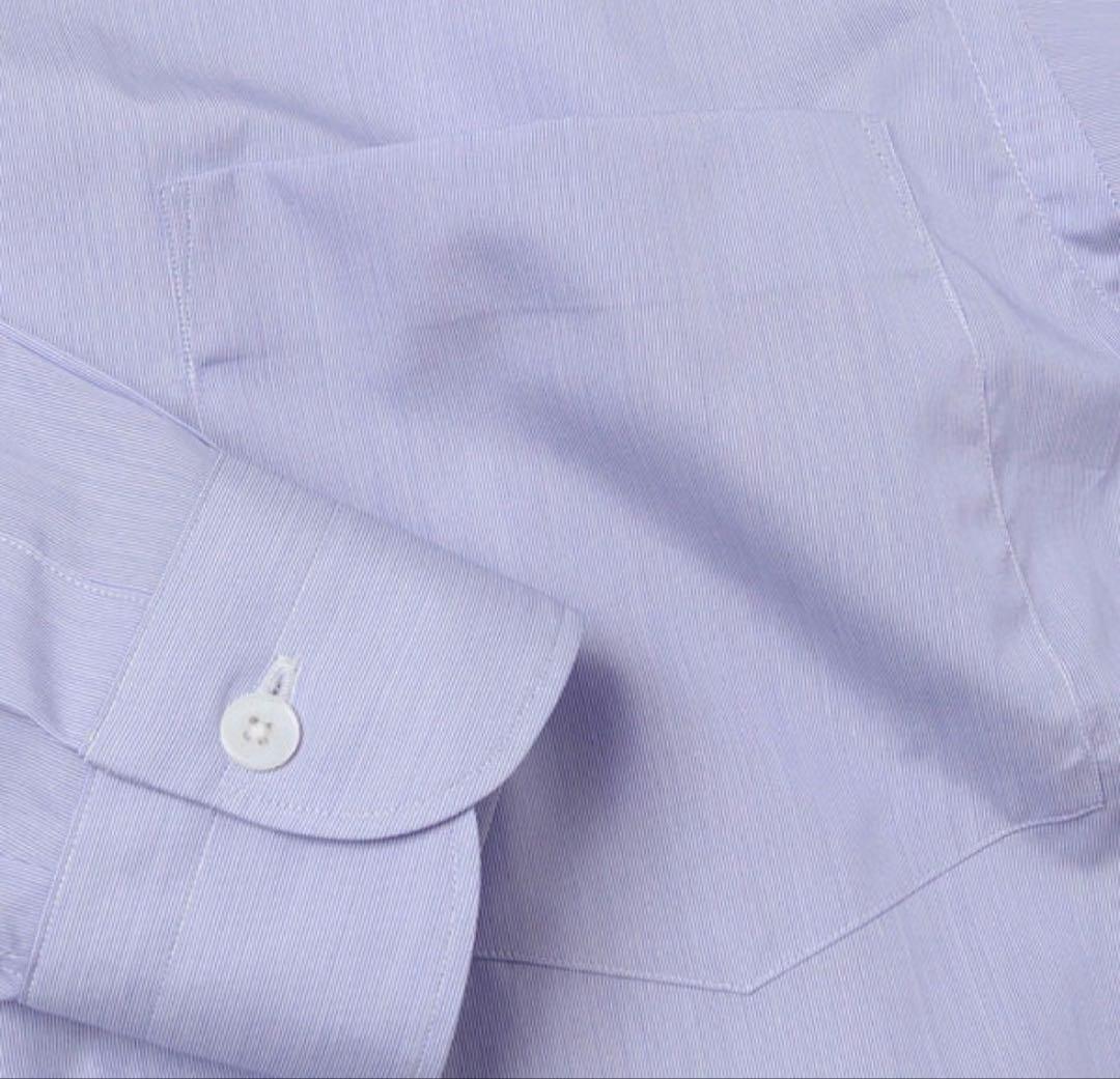 comoli ポプリンシャツ ブルー サイズ1