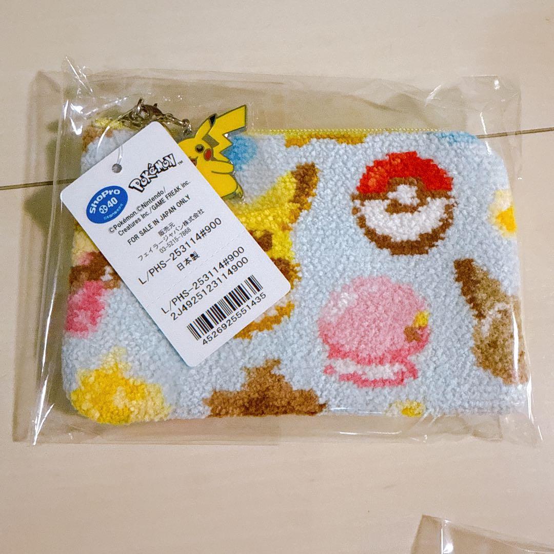 お*め様 FEILER ポケモン ハッピースウィーツ 舟型ポーチS ハンカチ L