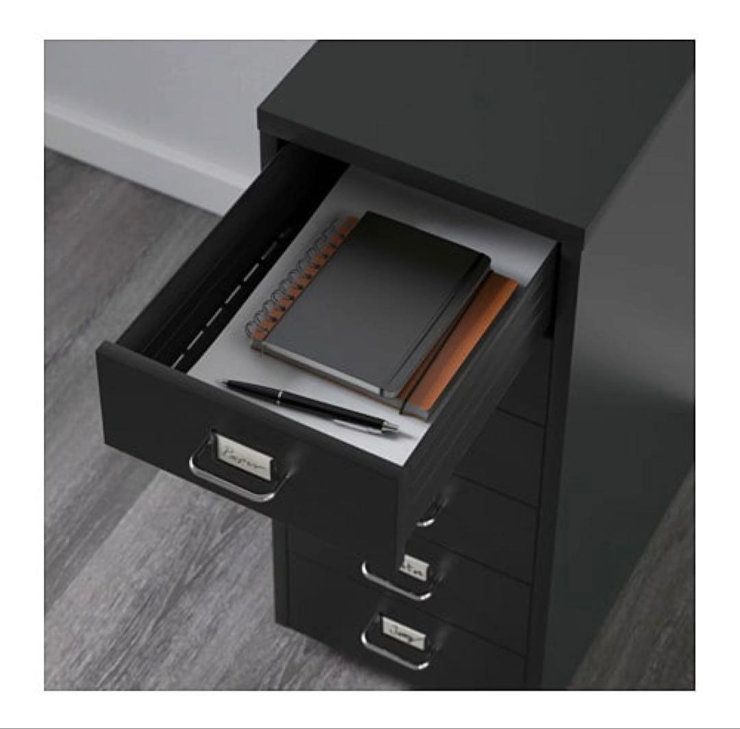 ⭐️IKEA HELMER ヘルメル⭐️スチールラック　棚　黒　ブラック　イケア