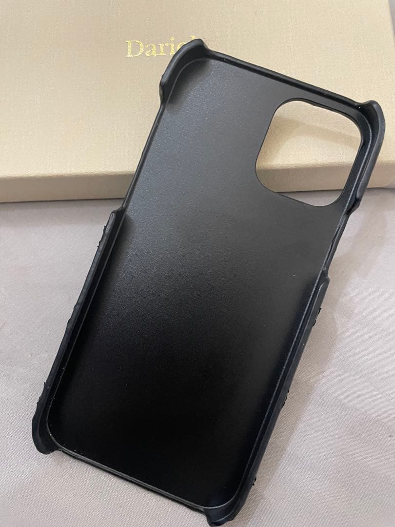 Darich ブラック キルティング iPhoneケース