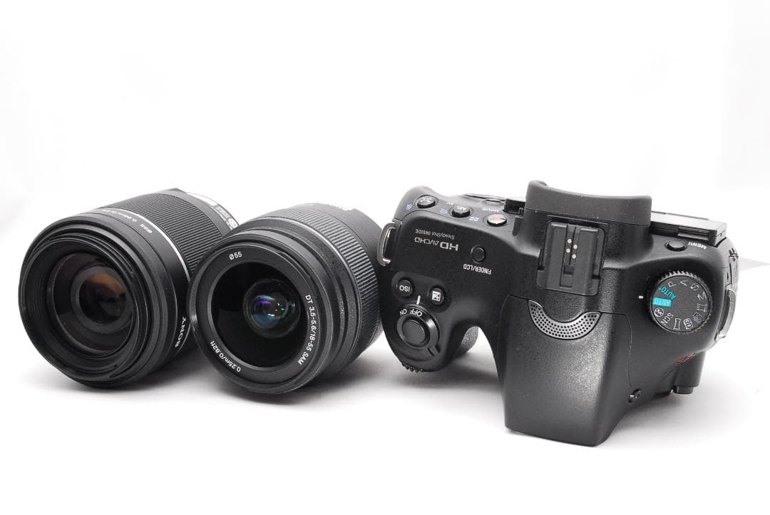♥ SONY ソニー α65 ♥撮影枚数854枚♥ダブルレンズ♥一眼レフカメラ