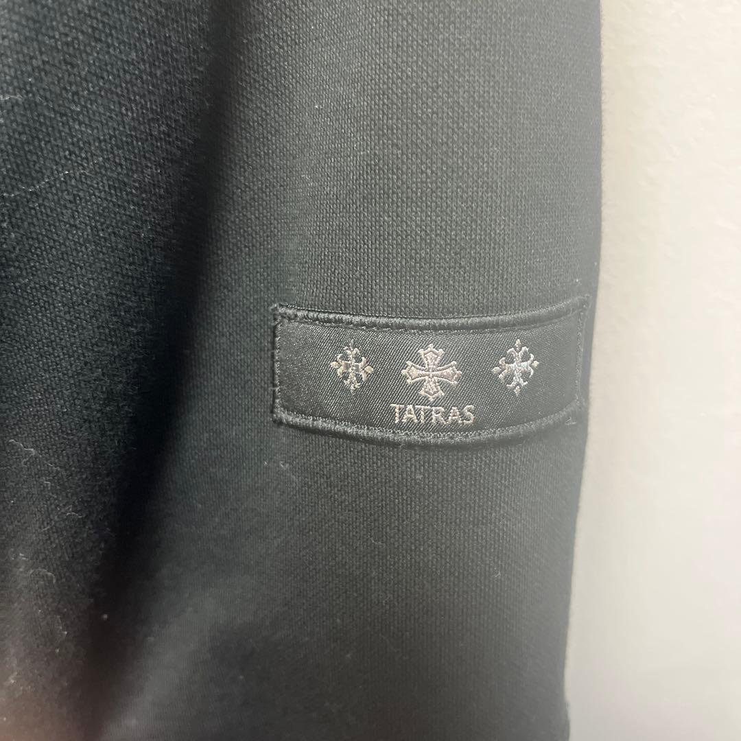 最安値　希少　TATRAS ブラック ジップアップパーカー