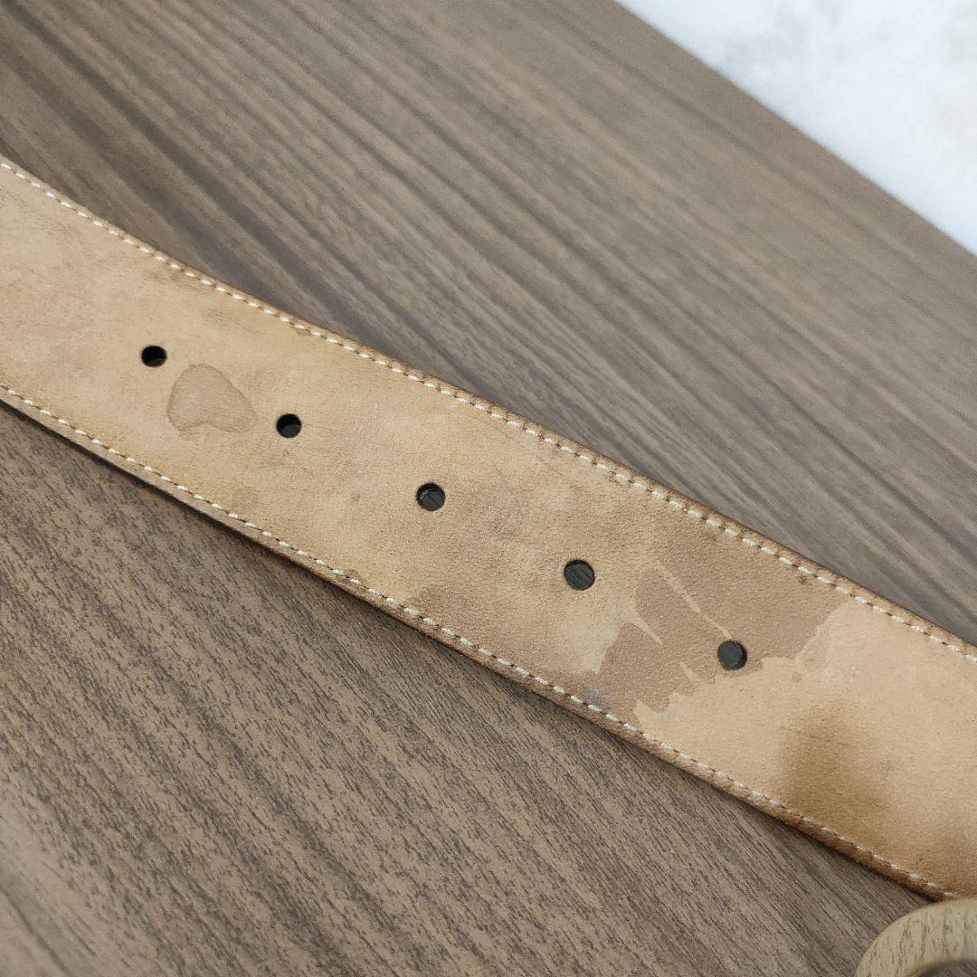 GUCCI グッチ インターロッキングG ベルト ホワイト