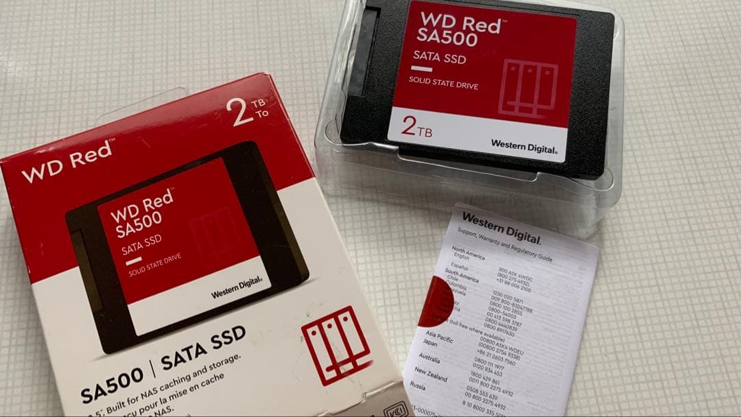 WD Red SA500 2TB SATA SSD 2.5インチ