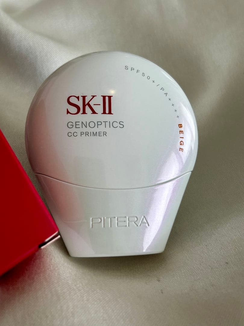 【SK-II】ジェノプティクスCCプライマー ナチュラルベージュ,1度の使用のみ