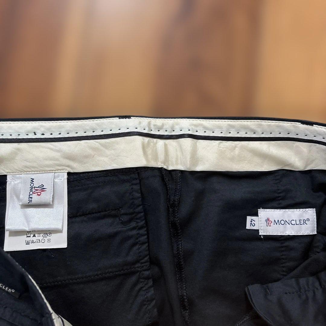 モンクレール スリムパンツ ネイビー サイズ 42