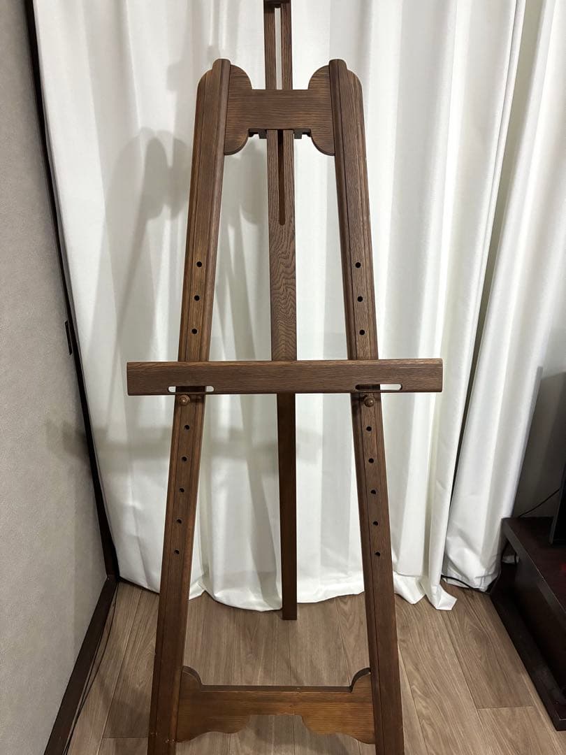 近藤工芸 旭川家具 無垢オーク 大型画架 イーゼル 高さ160cm プロ仕様