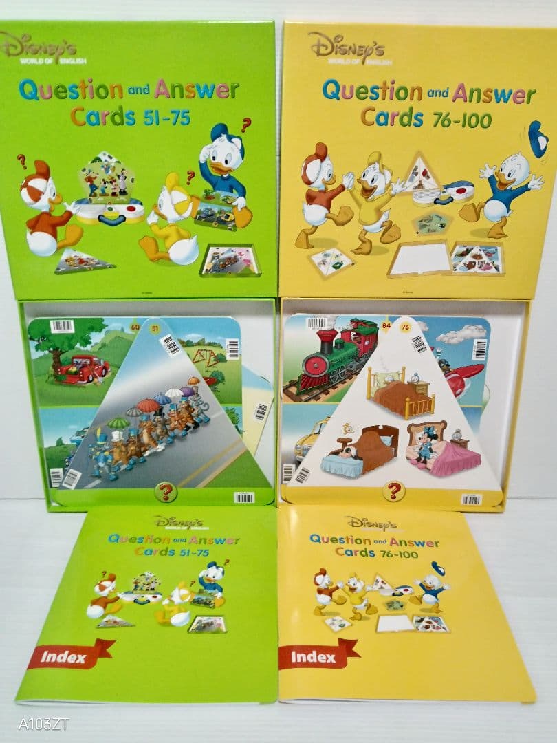 専用出品 DWE ディズニー英語トークアロング　両面デジタル、Q&Aカードセット