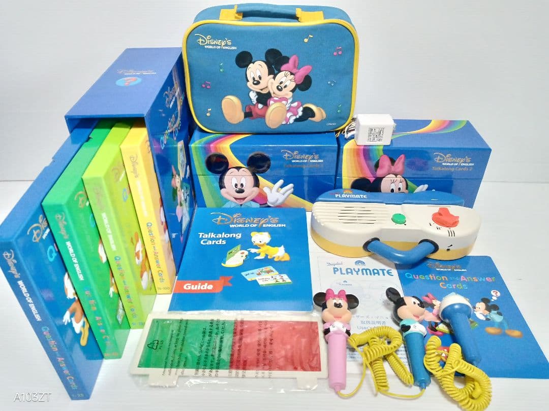 専用出品 DWE ディズニー英語トークアロング　両面デジタル、Q&Aカードセット