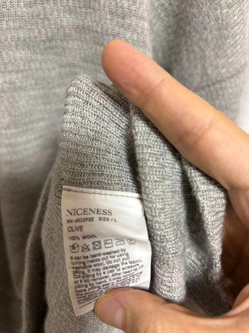 niceness 【CLIVE】クライブ/S110ニットサーマルシャツ