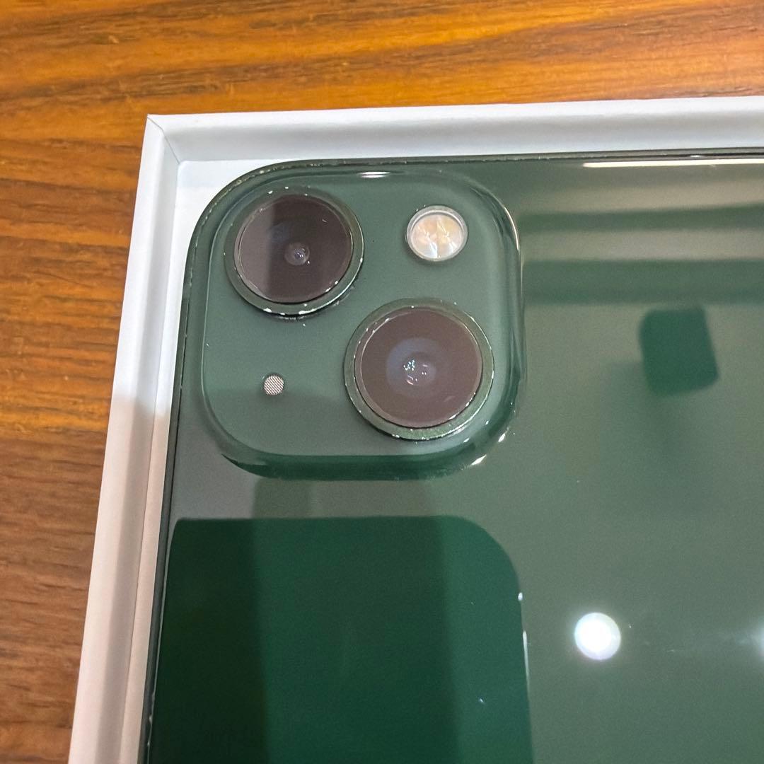 iPhone 13 ミッドナイトグリーン 本体　初期化済み　美品