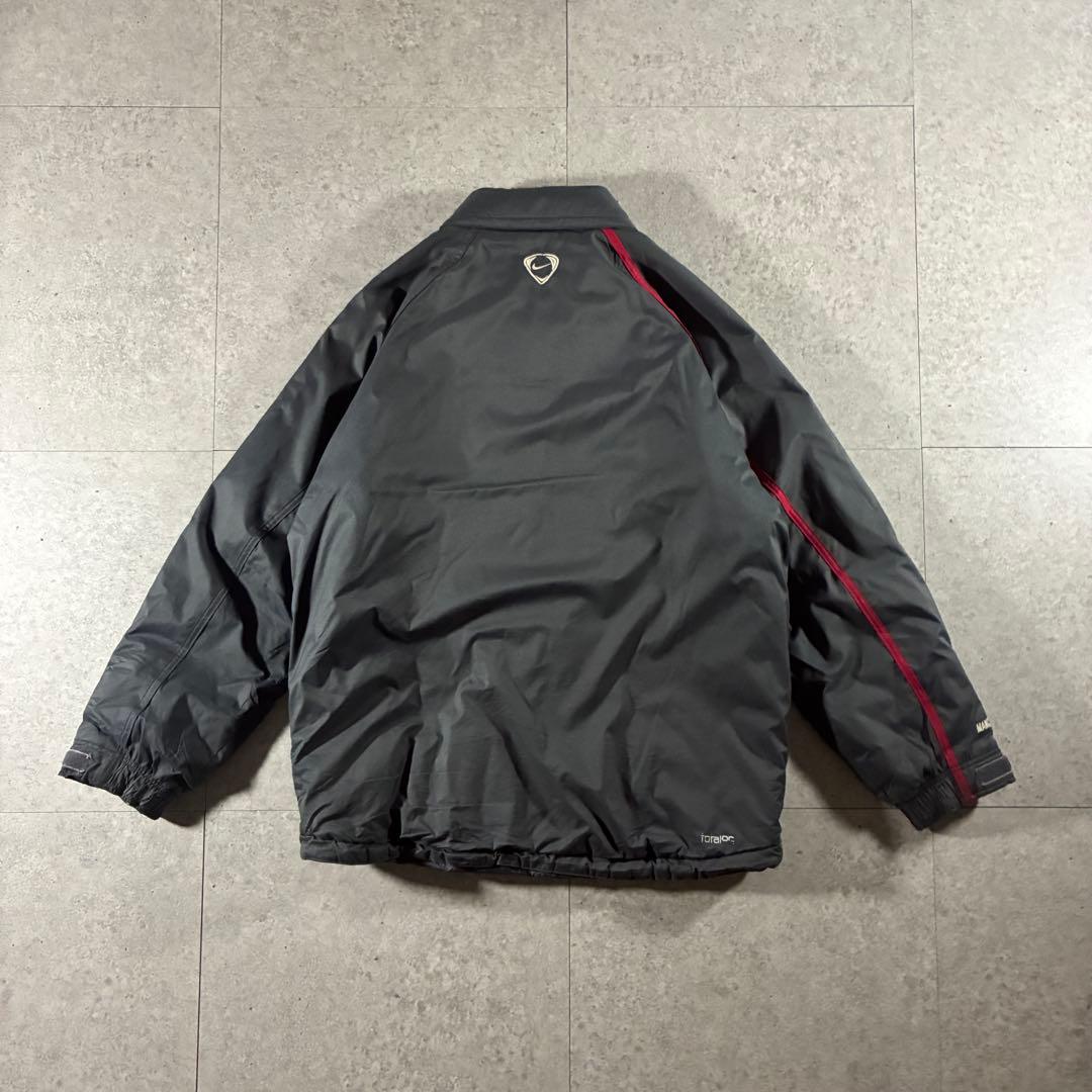 00sNIKE中綿ウォームアップジャケット刺繍ロゴマンチェスターユナイテッド